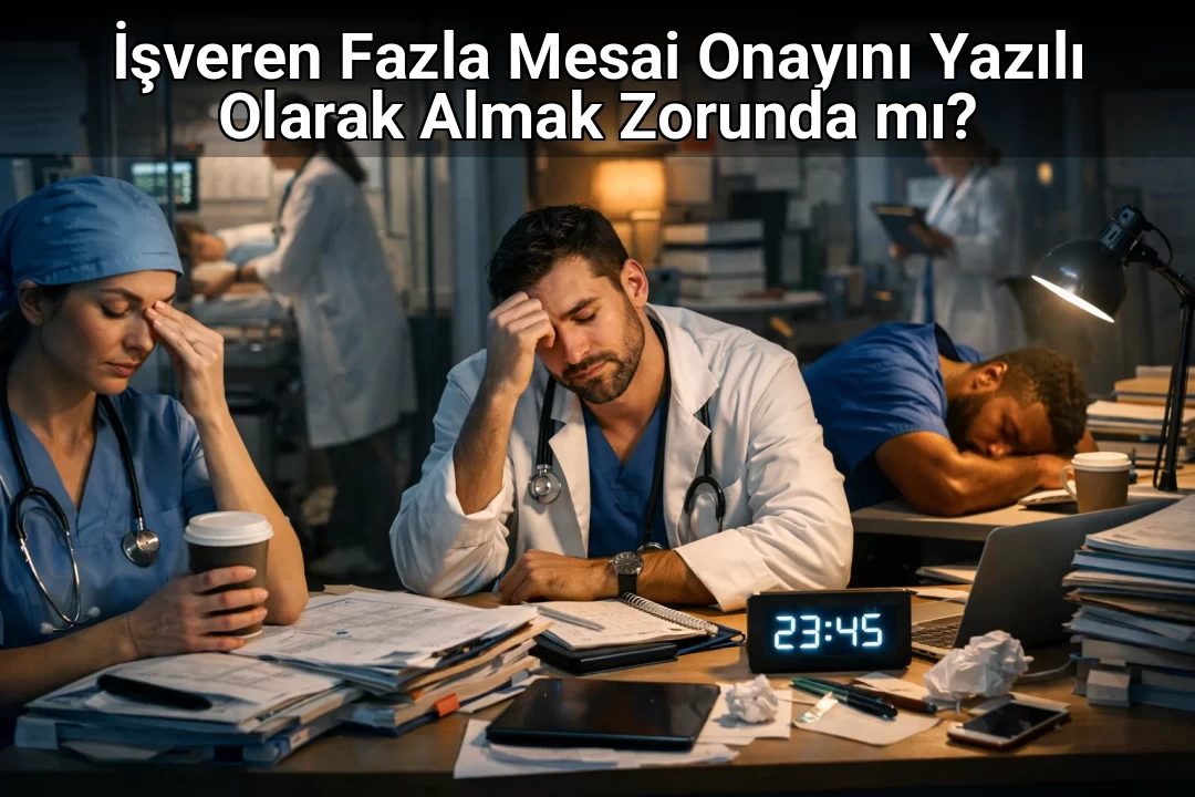 İşveren Fazla Mesai Onayını Yazılı Olarak Almak Zorunda mı?